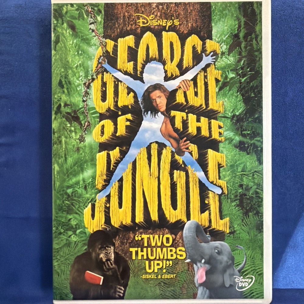 Disney George of the Jungle DVD Brendan Fraser OOP